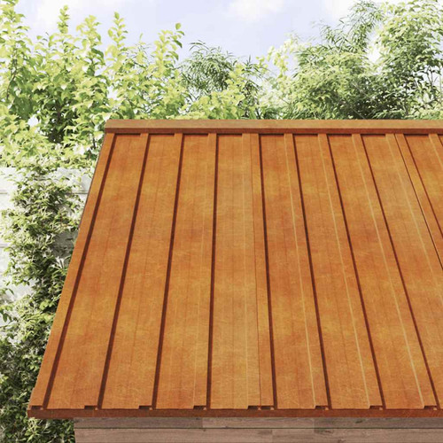 Roof panels 12pcs corten - roof, steel