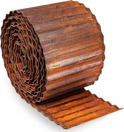 Corten steel lawn edging - steel,